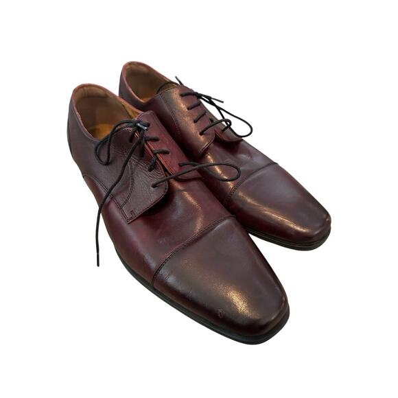 Florsheim Oxfords Shoes Cap Toe Lace-Up Leather Burgundy Size 13 main image 8